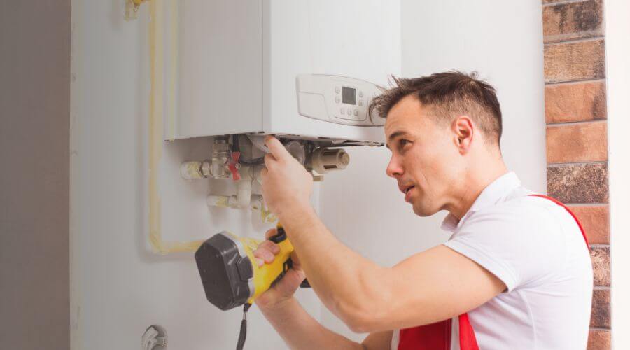 Local tankless water heater installation in Conde, SD